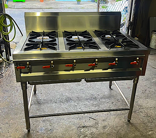 Restaurant Equipment Bangkok 6 burner stove